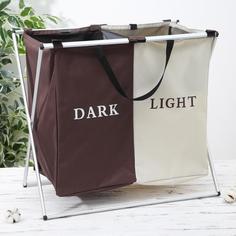 Корзина для белья двойная Dark or Light No Brand