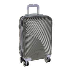 Чемодан унисекс Polar РА162(2-ой) 20" серый, 55x33x20  см