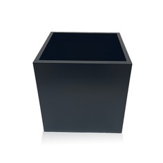 Горшок цветочныйTEMPACHE, черный, 30х30х30 см, 27 л, 1 шт.
