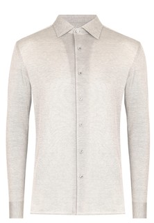 Рубашка мужская Corneliani 130473 бежевая 41