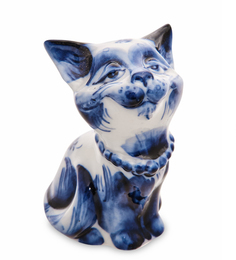 Фигурка Кошечка Барыня (Гжельский фарфор) ГЛ- 46 113-709212 Арт ист