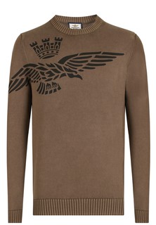 Джемпер мужской Aeronautica Militare 128748 зеленый S