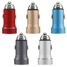 Автомобильное зарядное устройство, Мини,2 USB ,3.1A, 1 шт. в ассортименте No Brand