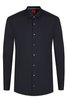 Рубашка мужская Strellson 137097 синяя 45