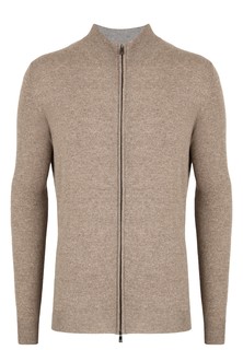 Кардиган мужской Corneliani 130488 коричневый 52 IT