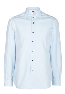Рубашка мужская ISAIA 98665 голубая 40
