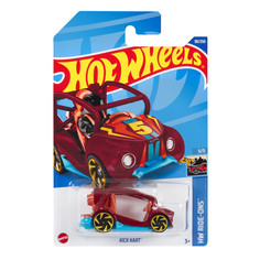 Машинка Hot Wheels коллекционная KICK KART бордовый/голубой HCW58
