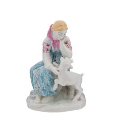 Статуэтка "Сестрица Алёнушка и братец Иванушка", фарфор, (ЛЗФИ), СССР, 1956-1967 гг. Однажды