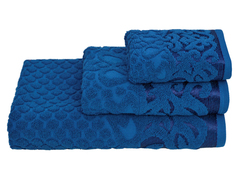 Полотенце махровое Аврора 06-144 синий 30*60 Clever