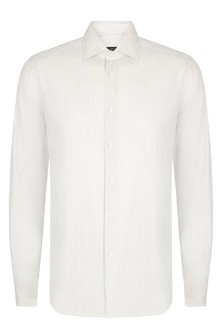 Рубашка мужская Corneliani 101341 серая 42