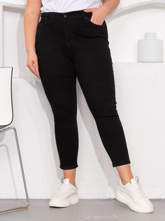 Джинсы женские Sparada Стрейч черные 62 RU