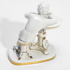 Статуэтка, Raritetus, "Юный Пушкин", роспись, фарфор, ЛФЗ, СССР, 1970-1991 гг. Однажды