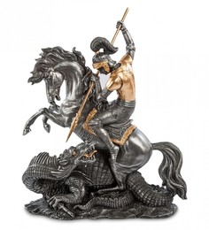 Статуэтка Veronese "Святой Георгий Победоносец" (black/gold) WS-56