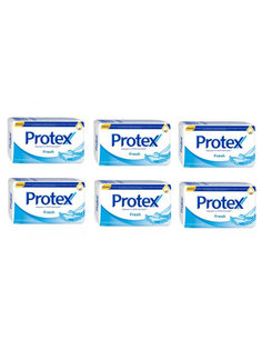 Туалетное антибактериальное мыло Protex FRESH 150г, 6 штук