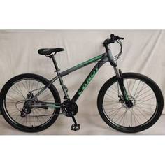 Велосипед 27.5 CANDY MS271D (DISK) (24-ск.) серый/зеленый (рама 19)