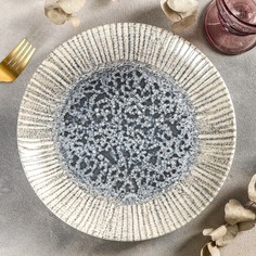 Porland Тарелка обеденная Iris Blue, d=26 см