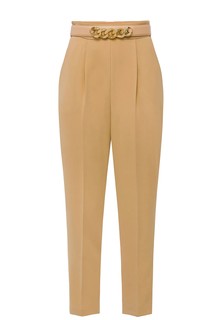 Брюки женские Elisabetta Franchi 135659 бежевые 40 IT