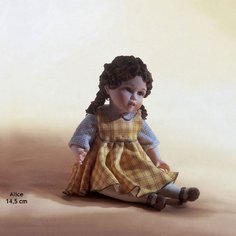 Фарфоровая статуэтка Alice, h=15 см No Brand