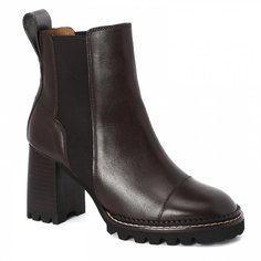 Ботильоны женские See By Chloe коричневые 38 EU