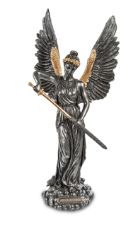 Статуэтка Veronese "Ангел Мира" (black/gold) WS-81