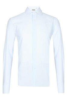 Рубашка мужская Corneliani 124095 голубая 43
