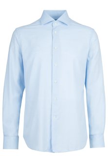 Рубашка мужская Corneliani 113883 голубая 39