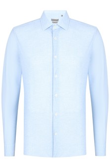 Рубашка мужская Corneliani 128422 голубая 43