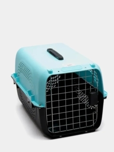 Авиа переноска для домашних животных Чистый котик 48,5*32*30 см, голубой