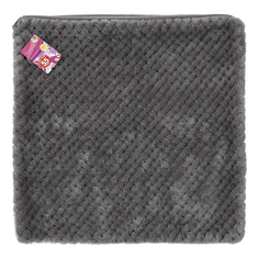 Наволочка 40x40 см серая No Brand