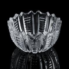 Ваза для конфет с рельефным декором, хрусталь, СССР, 1970-1990 гг. Однажды