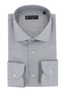 Рубашка мужская Corneliani 100062 серая 40