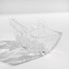 Ваза (конфетница), алмазная грань, хрусталь, СССР, 1970-1990 гг. Однажды