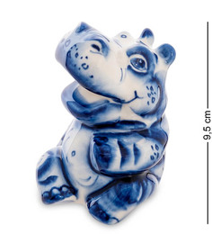 Фигурка Бегемот (Гжельский фарфор) ГЛ-576 113-706779 Art East
