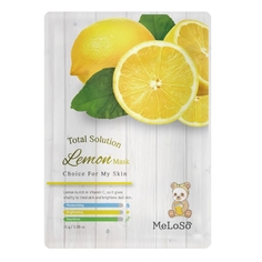 Тканевая маска для лица MeLoSo с экстрактом лимона, 1 шт