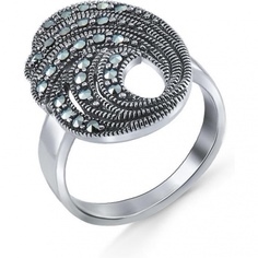 Кольцо с марказитами из серебра Silver wings 210878-39 17