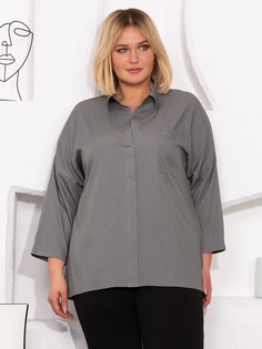 Рубашка женская Sparada Бейз серая 62-64 RU