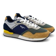 Кроссовки мужские Pepe Jeans London LONDON ONE SERIE M PMS30822 коричневые 43 EU