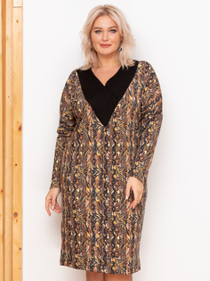 Платье женское Sparada Шейла коричневое 64-66 RU