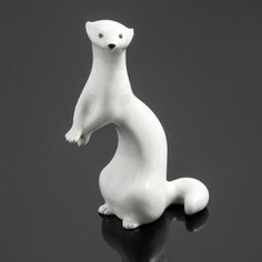 Статуэтка, Raritetus, "Ласка", фарфор, роспись, ЛФЗ, СССР, 1950-1970 гг. Однажды