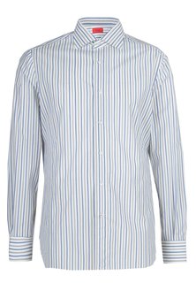 Рубашка мужская ISAIA 116703 синяя 41