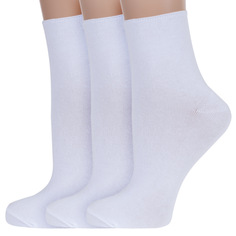 Комплект носков женских ХОХ 3-G-1406 белых 23