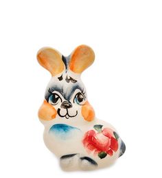 Фигурка "Кролик" цв. (Гжельский фарфор) ГЛ-829 113-7010954 Народные промыслы