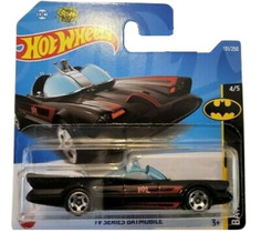 Машинка Hot Wheels коллекционная TV SERIES BATMOBILE черный/красный HCV64