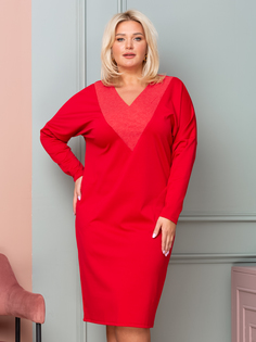 Платье женское Sparada Айша красное 64-66 RU