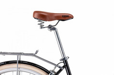 Городской велосипед Bear Bike Lissabon (с фонарем) (2021) черный 45см