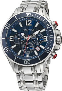 Наручные часы мужские Nautica NAPNSS123 серебристые