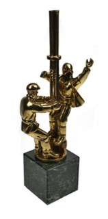 Статуэтка из бронзы "Нефтяники" выс.23см ООО ПСП