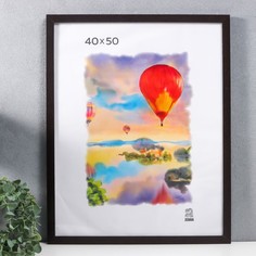 Zebra Фоторамка МДФ 40х50 105 пластиковый экран Зебра