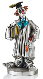 Посеребренная статуэтка Mida "Клоун Лауреат" M.I.D.A.