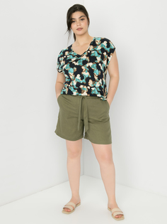 Футболка женская SAMOON by GERRY WEBER 871037-26227-8572 синяя 44